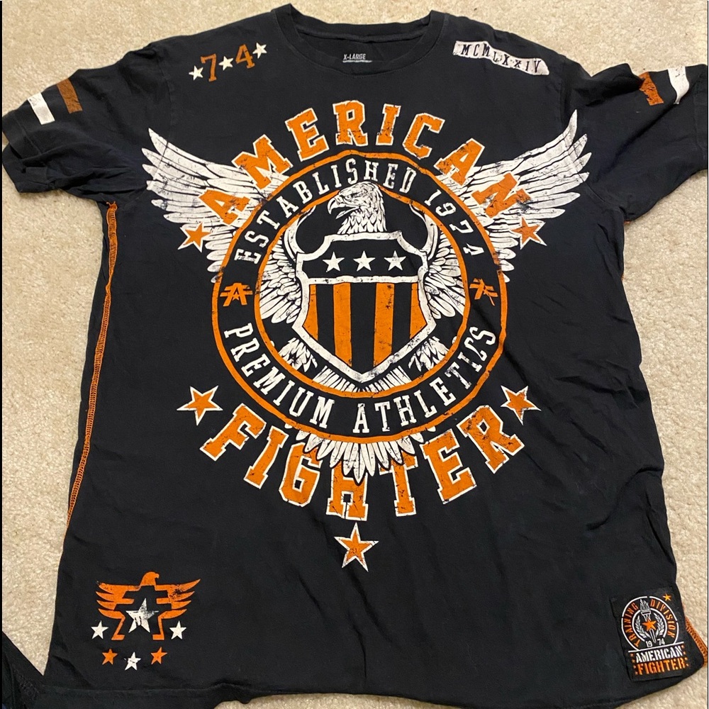 American fighter t shirt